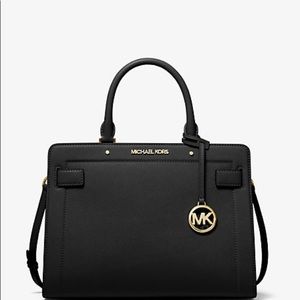Michael Kors Rayne Medium Saffiano Leather Satchel